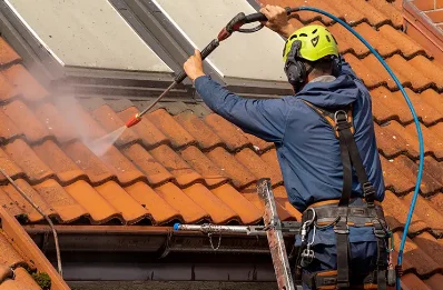 Démoussage et hydrofuge de toiture à Issel